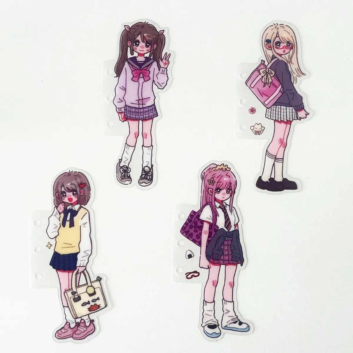 

WAKAWAKA Разделители для блокнота Kawaii Girls