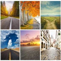 natural scenery photography background highway landscape travel photo backdrops studio props 2279 dll 11