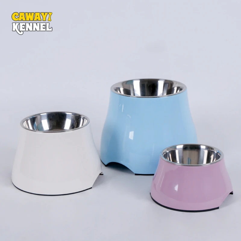 

CAWAYI KENNEL Dog Feeder Drinking Bowls for Dogs Cats Pet Food Bowl Comedero Perro Miska Dla Psa Gamelle Chien Chat Voerbak Hond