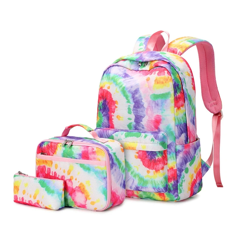 School Backpack for Girls Teens Bookbag Set Laptop Daypack Lunch Tote Pencil Bag