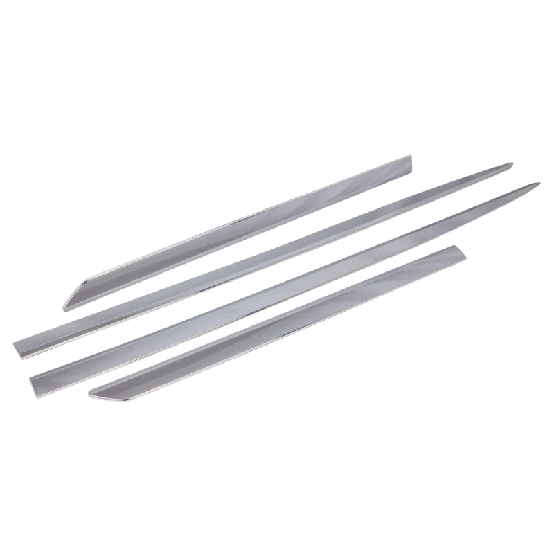 

Для Mitsubishi Eclipse Cross 2018 2019 2020 2021 стальные хромированные боковые двери кузова автомобиля молдинговые юбки устойчивые к царапинам крышка отделка