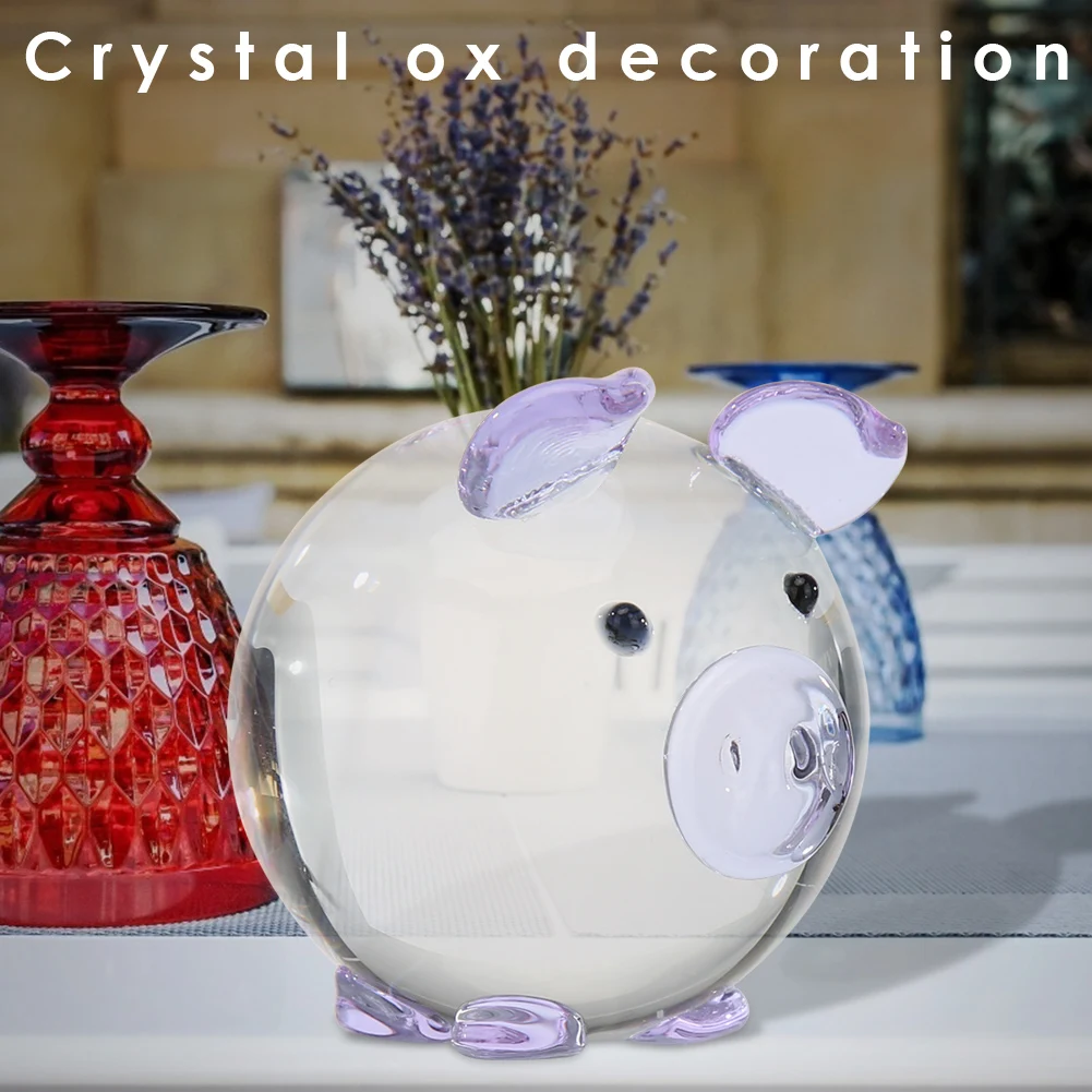 

Прозрачный кристалл сфера применения товары вечерние для путешествий свинья алмазные украшения подарок на день рождения Домашний офис авт...