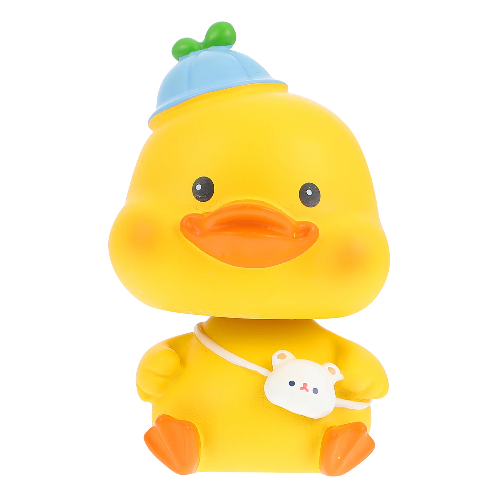 

Duck Resin Car Craft Ornaments Funny Shaking Head Dashboard Statue Desktop Decoration