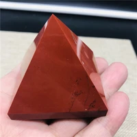 40mm natural red jasper quartz crystal gifts home decoration pyramid crystal handicrafts therapy
