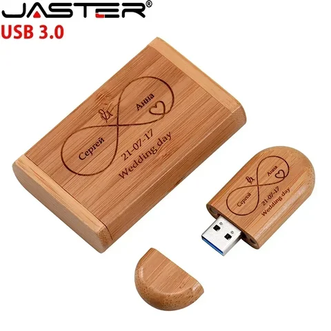 JASTER USB 3.0 деревянный флеш-накопитель 128/64/32 ГБ