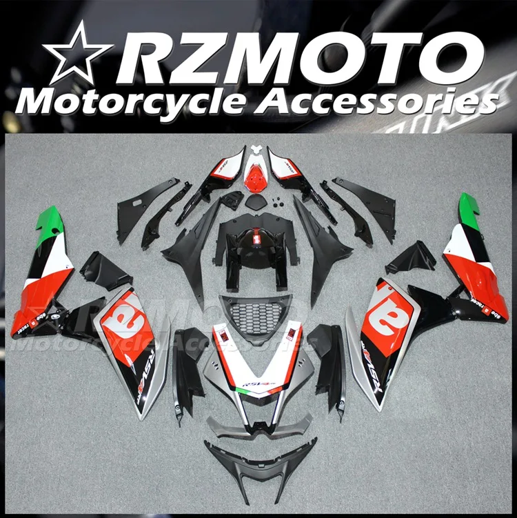 

Новый комплект обтекателей из АБС-пластика подходит для Aprilia RSV4 1000 2009 2010 2011 2012 2013 09 10 11 12 13 14 Комплект кузова серебристо-красный