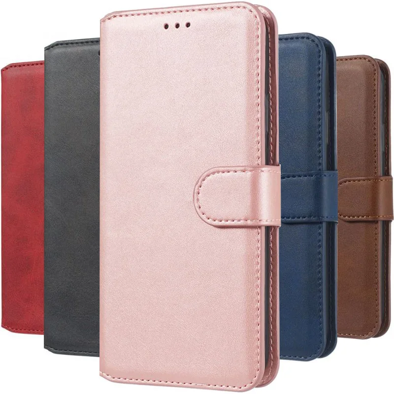 

Luxury Simple Case For Samsung Galaxy A6 A7 A8 J4 J6 Plus 2018 j3 j5 j7 2017 A81 M60S A91 M80S A51 A71 4G Flip Wallet Cover D27E