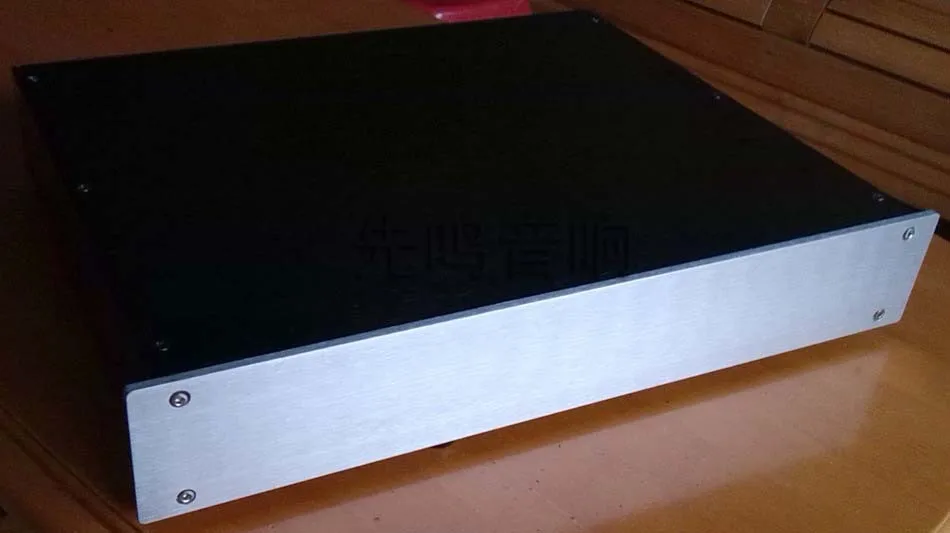 

DIY чехол 430*68*328 мм фотовспышка с полностью алюминиевым усилителем мощности/внешний корпус/усилитель для наушников/трубчатый усилитель/предусилитель DIY box