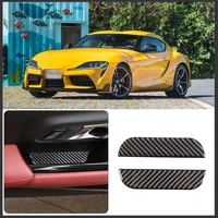 for 2019 22 toyota supra gr a90 soft carbon fiber car styling glass lift groove mat sticker car interior decoration accessories