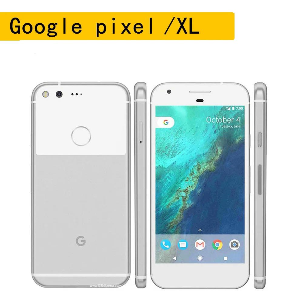 Смартфон Google Pixel 5,0 дюймов, Android 7,1, процессор Snapdragon MSM8996, 4-ядерный, Snapdragon 821, функция быстрой зарядки, 18 Вт