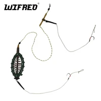 wifreo 1pc carp fishing hair rig inline method feeder rig 40g 50g 60g 70g carp coarse fishing hair rig 2 hooks set kits