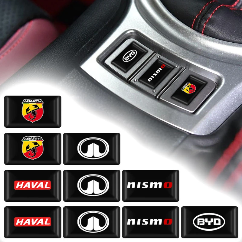 

10pcs Car Window Switch Sticker Interior Goods For Mercedes Benz AMG W218 W177 V177 W176 W169 CLS GLA GLC GLK X253 CLA ML350