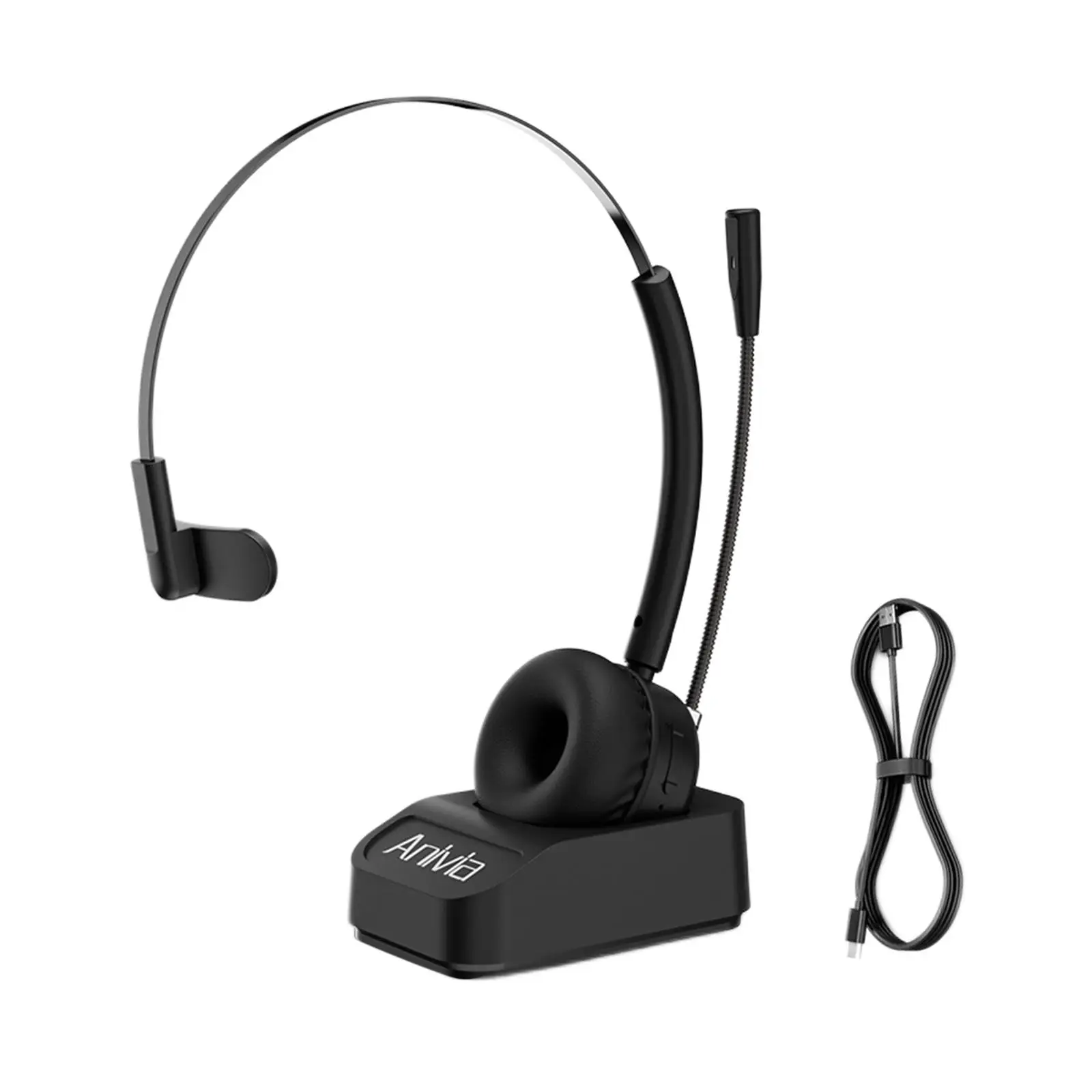 

Bluetooth-гарнитура компактная с шумоподавлением, 250 мАч