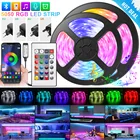 Светодиодная ленсветильник s 5050 RGB светильник 5-30 м, Bluetooth, приложение для телефона