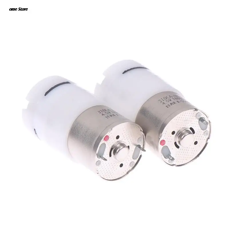 Миниатюрный Электрический водяной насос постоянного тока 370 самовсасывающий 3 7 в