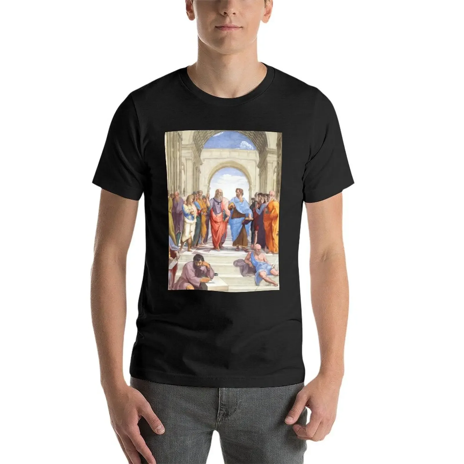 Футболка Ренессанс Арт Рафаэль Школа Афинов (1511) однотонные толстовки мужские