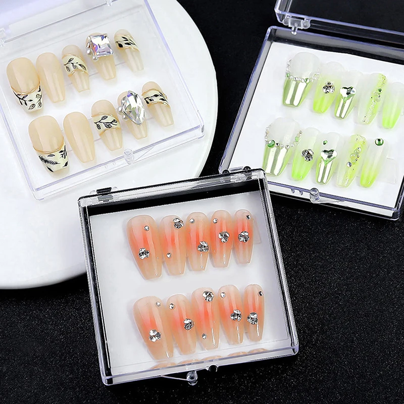 Thicken Texture Good Sealing Nail Art Display Stand Gift Jewelry Storage Box Wholesale