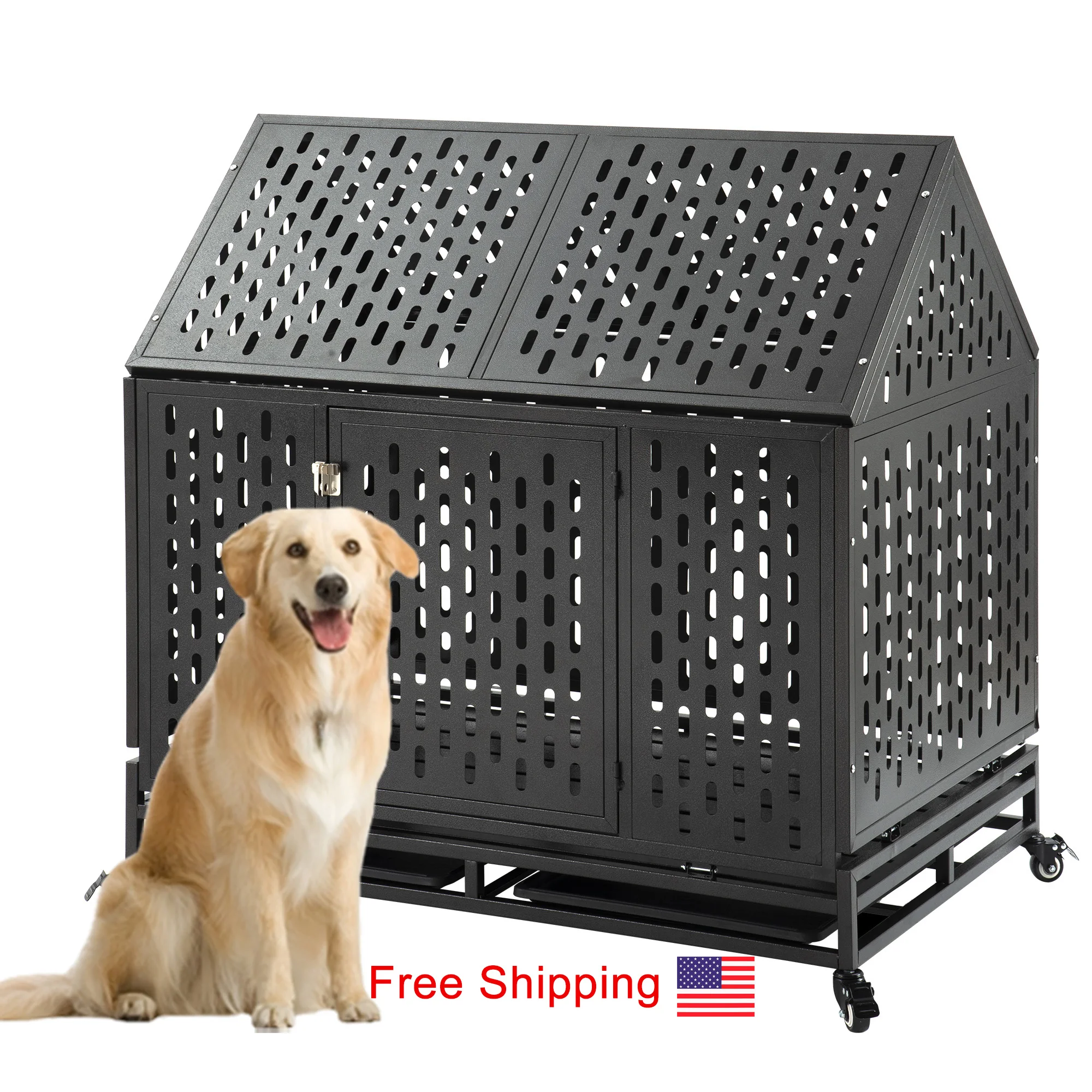 

Free Shipping Drop Shipping US In Stock Big Pet Crate Cage