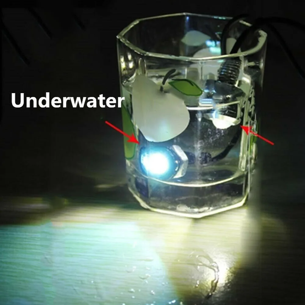 

Fish Tank LED Light 300lm Flood beam IP68 Lamp 8pcs Boat Swimming Pool