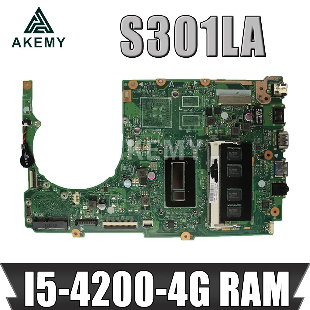 

Материнская плата S301L S301LA для Asus S301LA REV2.2, системная плата, стандартный процессор, HD графика 4400 100% протестирован