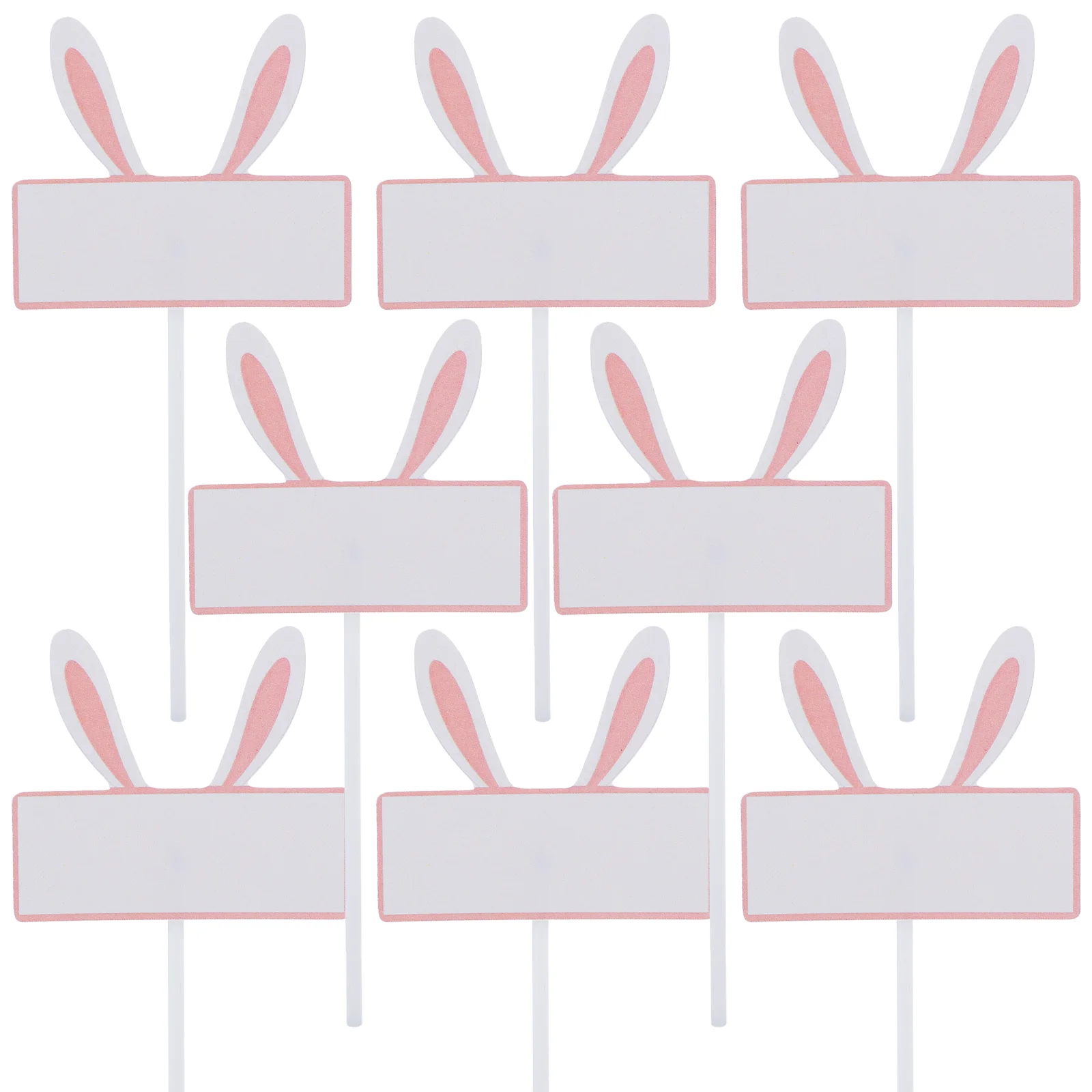 

24 Pcs Easter Party Supplies Wedding Easter Cake Decorations Letter A Ornament Paper Cup Rabbit Cake Decorations