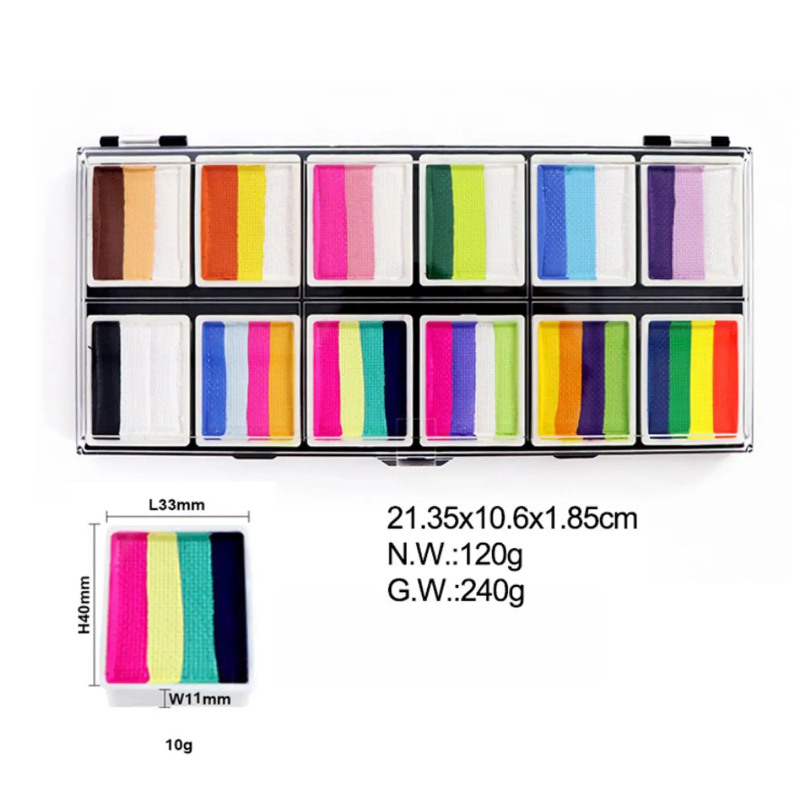 Набор для макияжа 12 цветов