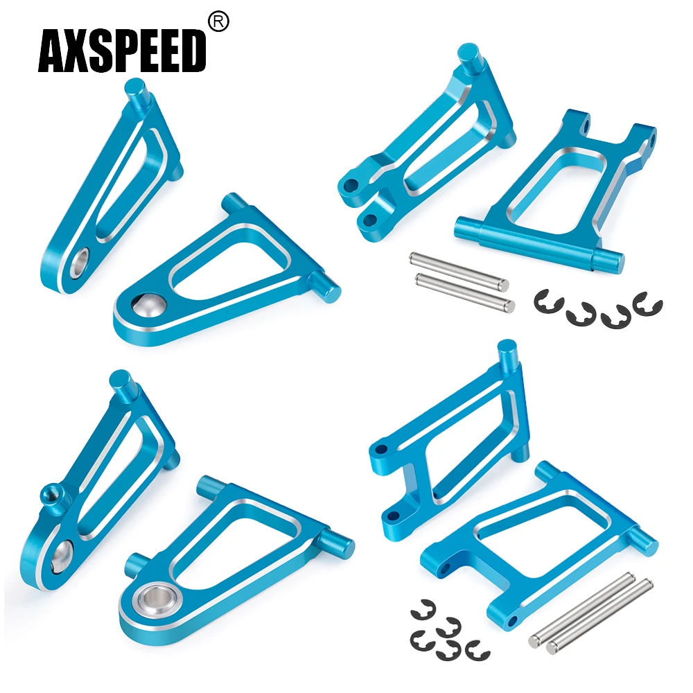 AXSPEED алюминиевый сплав передние задние нижние подвесные рычаги для Tamiya TT01 1/10 RC Drift
