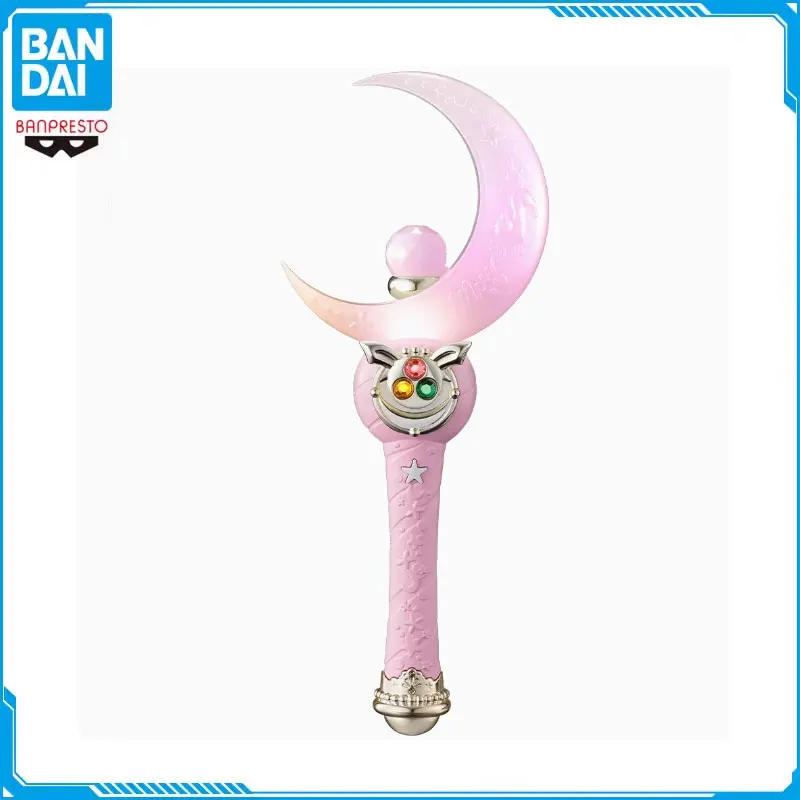 

Bandai Anime Sailor Moon Star Moon Stick Shining Miracle Series Deformer Toys Action Figure Collectible Model Ornaments Gift