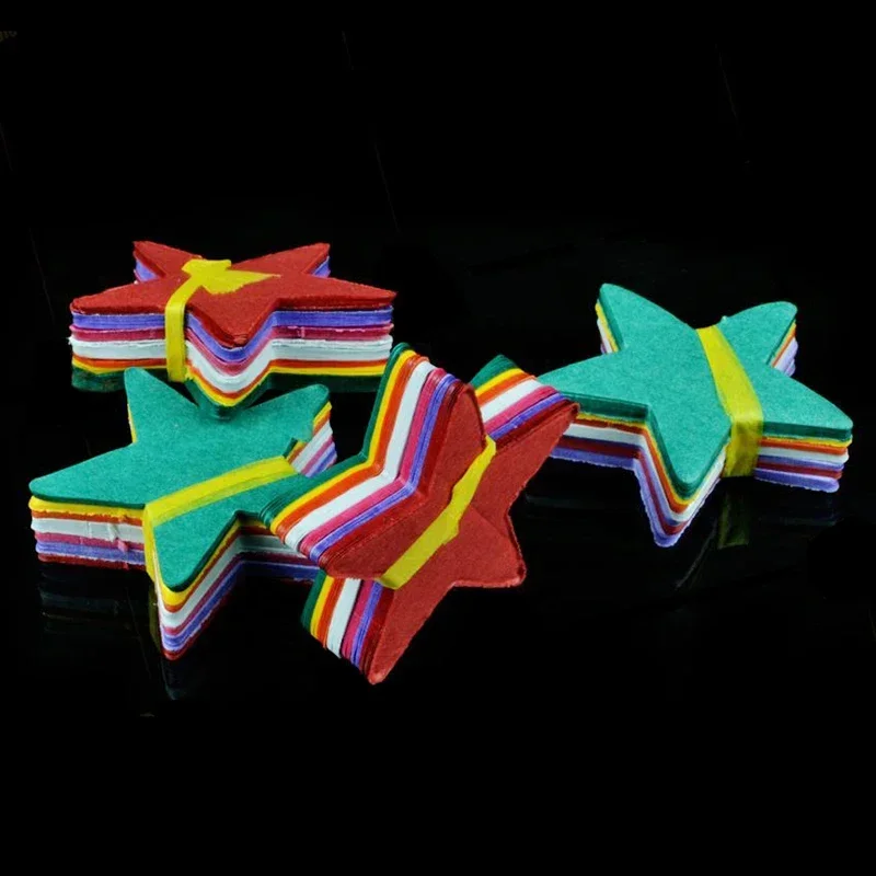 9 шт./пакет красочная звезда бумага снежинка волшебный трюк снежная буря реквизит