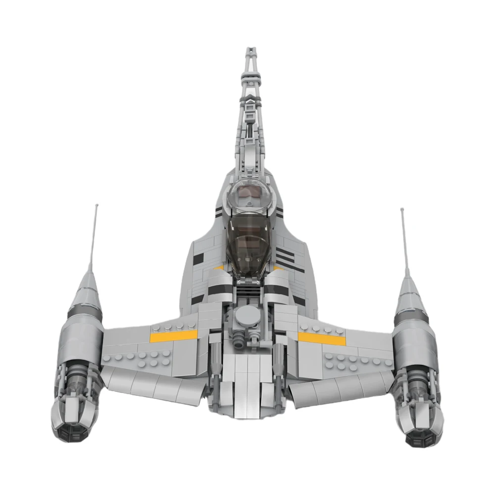 Конструктор MOC Space Wars N-1 Fighter набор строительных блоков для Naboo боевой самолет