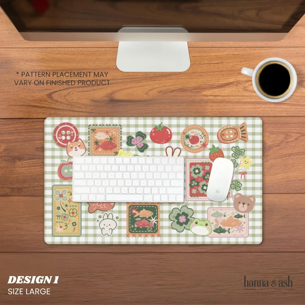 Фото Коврик для мыши Juminocore, Heisei Retro, Cutecore, Kawaii, большой коврик для стола, декор для офисного кабинета №5