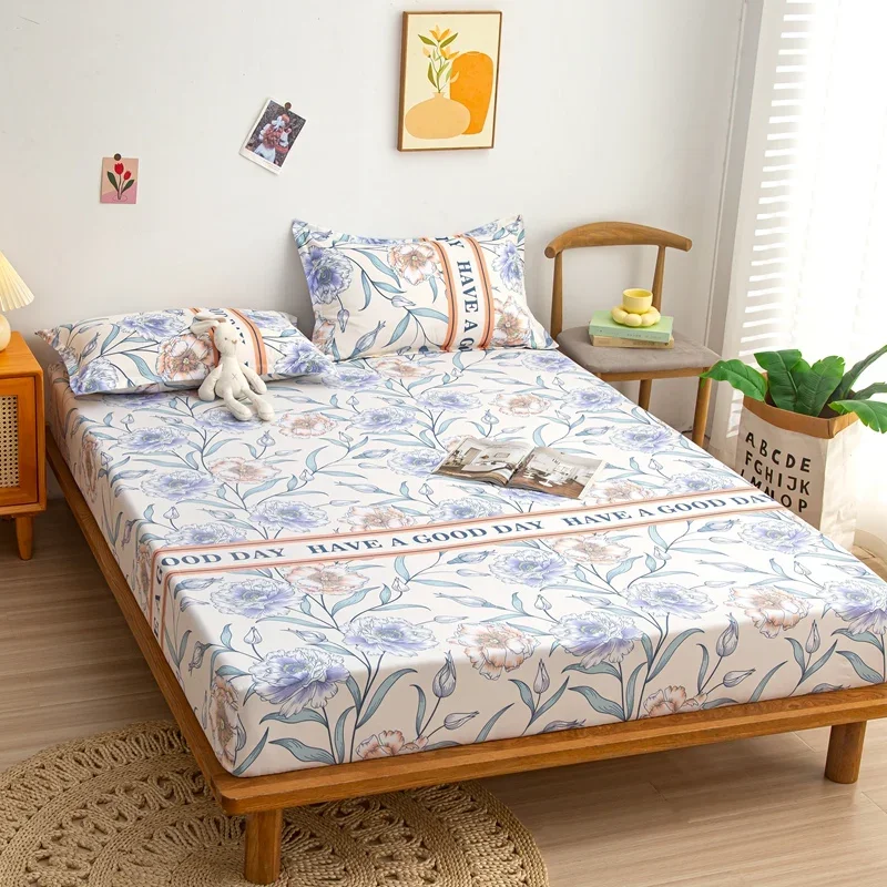 Комплект постельного белья с художественным цветочным принтом для дома детей