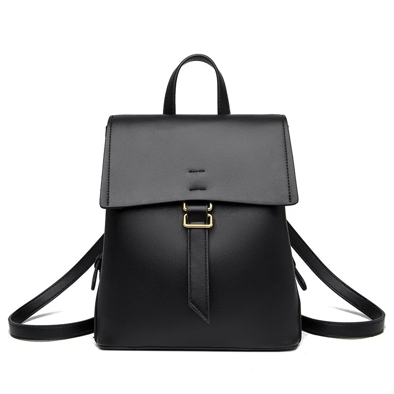 

Women small Backpack Leather ShoulderBags For Women Multi-Function Shoulder Bag Female Preppy School Backpacks For Teenage Girls