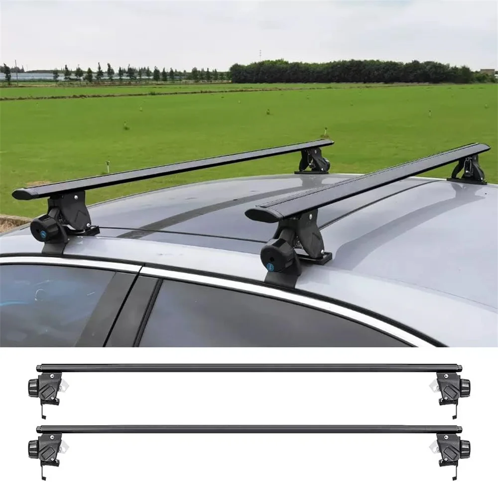 

2Pcs Black Aluminum Roof Rail Rack Cross Bar Crossbar Fits for Nissan Altima 2007-2020