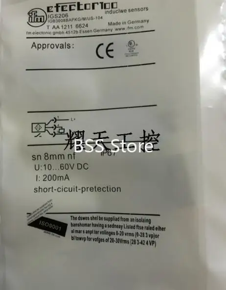 

Proximity switch sensor IGS206 Inductive proximity switch sensor