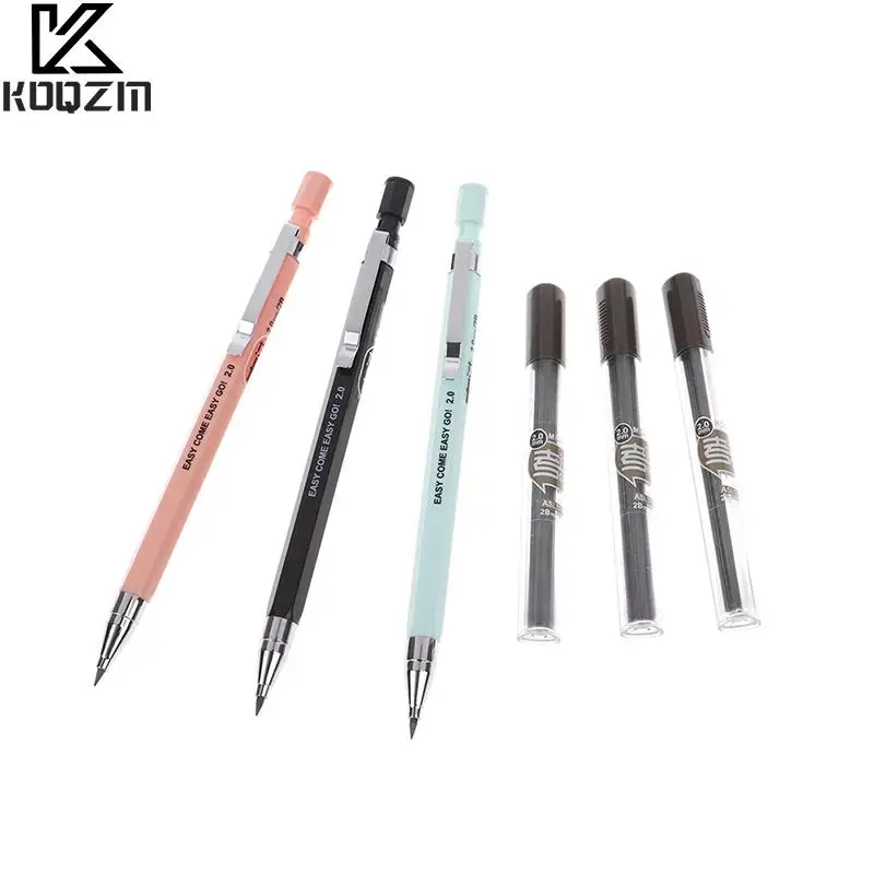 

Candy Color Mechanical Pencil 2.0mm Pencils Pen For Writing Kids Girls School Office Supplies Stationery Pencils Pen