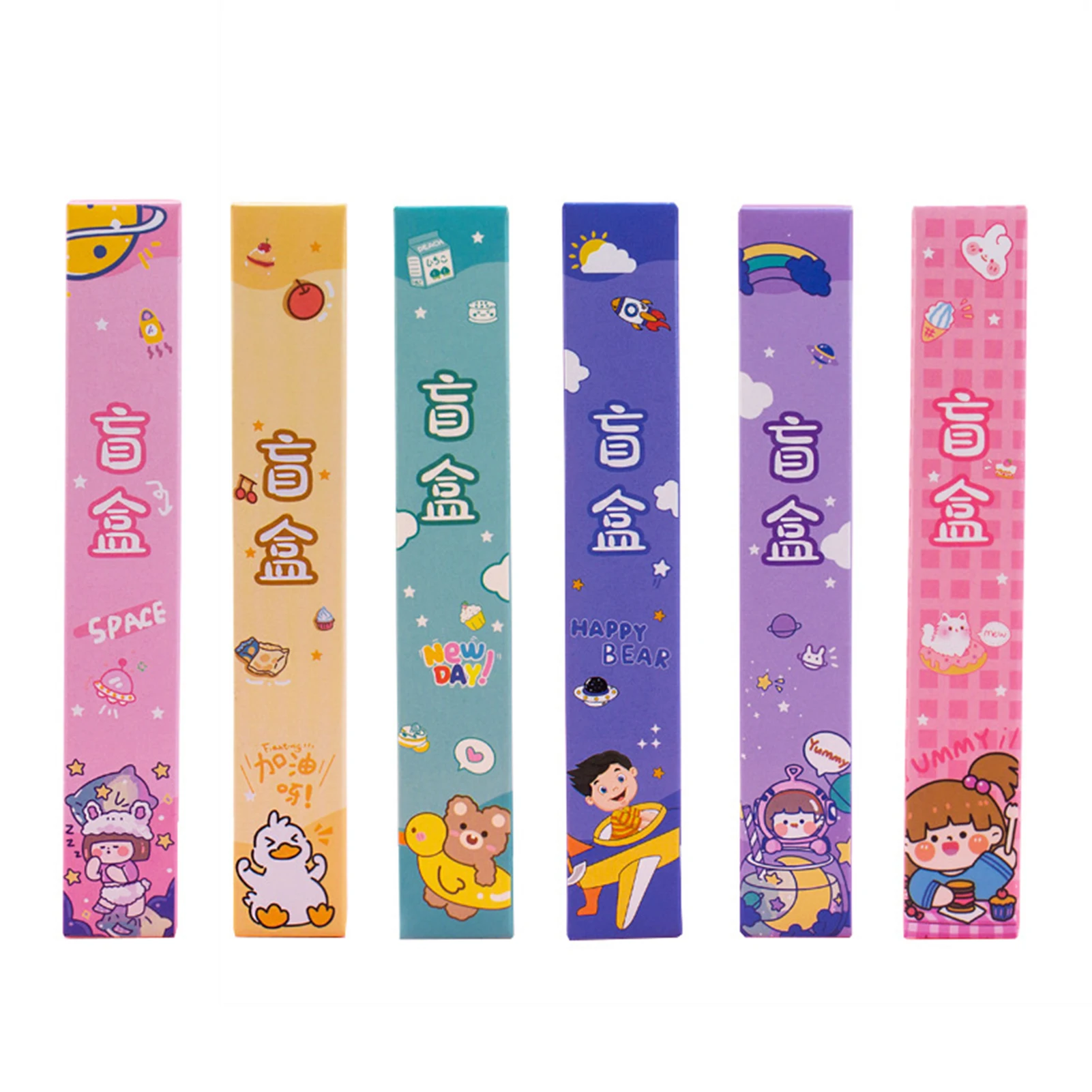 

Cartoon Pressed Gel Ink Ballpoint Pen Random Creative Cartoon Cute Colorful Pens for Writing Homework and Taking Notes