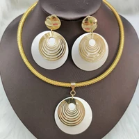 necklace sets for women dubai african gold color jewelry set bride earrings nigerian wedding jewelery set gift daily wear