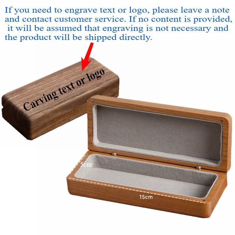 

Портативный футляр для очков из черного ореха