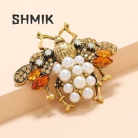 cute enamel bee brooches for women men fly insect brooch pins scarf dress lapel pin suit decorations jewelry