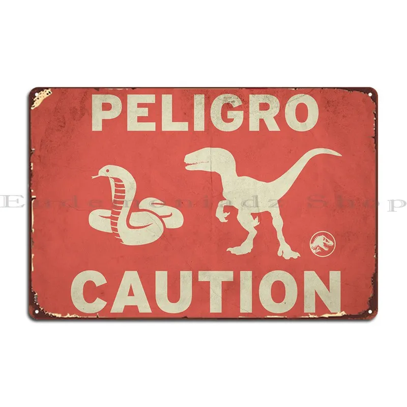 Peligro металлический знак печатный паб домашний кинотеатр Жестяная Табличка на