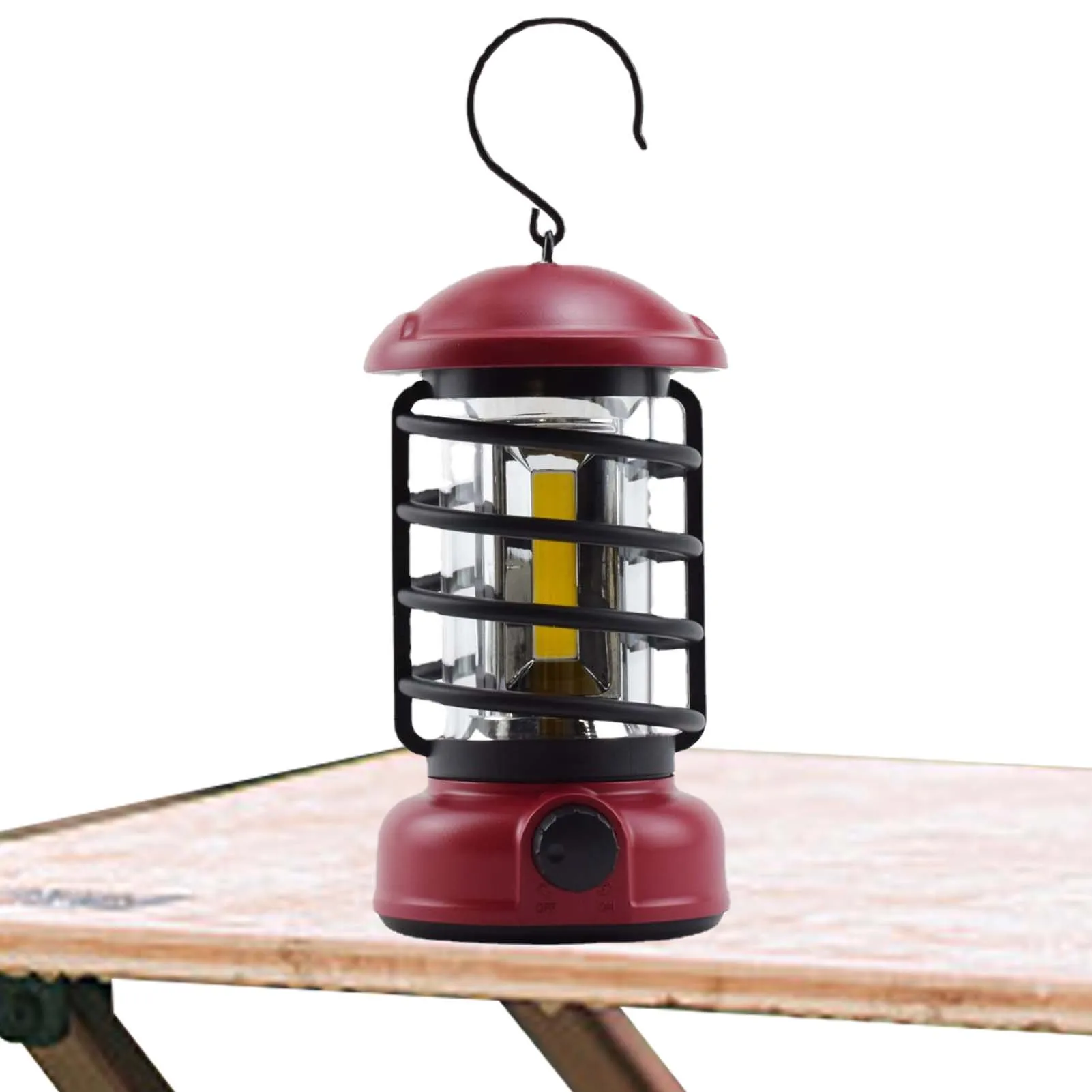 

LED Camping Lantern 400LM Waterproof Tent Light Retro Outdoor Lights Hanging Handheld Lamp For Yard Patio Garden Campsite