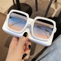 big frames sunglass ladies lady square sunglasses women 2022 retro brand gradient oversized men sun glasses outdoors uv400