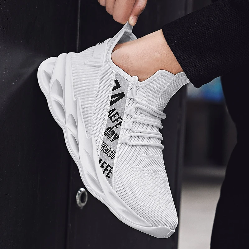 Men Increase Casual Sneakers Unisex Breathable Cushioning Road Running Shoes Athletic Walking Shoes for Male Jogging Shoes