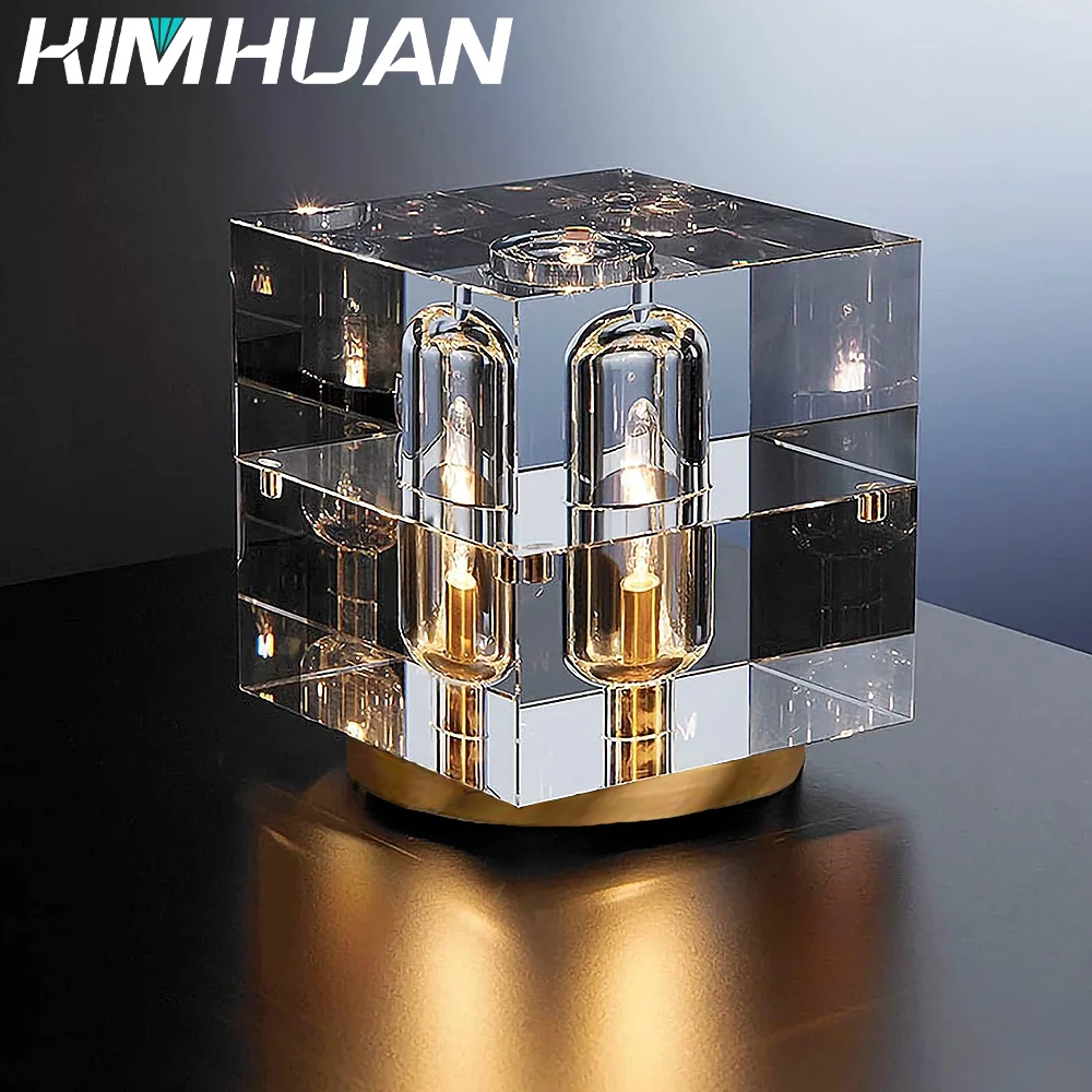 Хрустальная настольная лампа украшение для гостиной спальни прикроватный