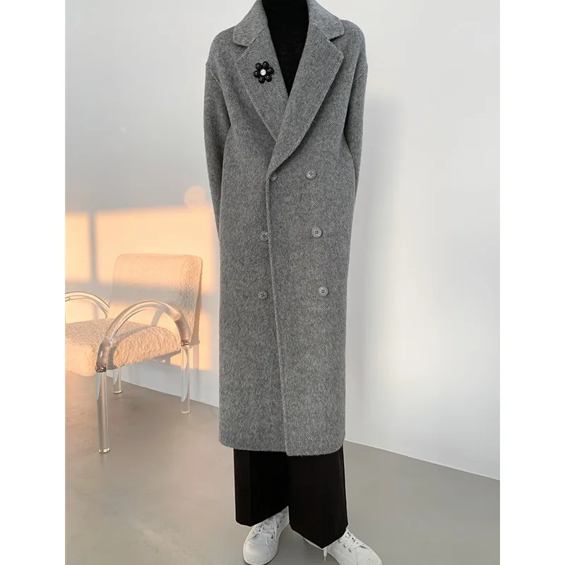 

Long Coat Casacos De Inverno Feminino Autumn Winter Women Wool Blend Abrigo Invierno 2022 Para Mujer High Street Casaco Feminino