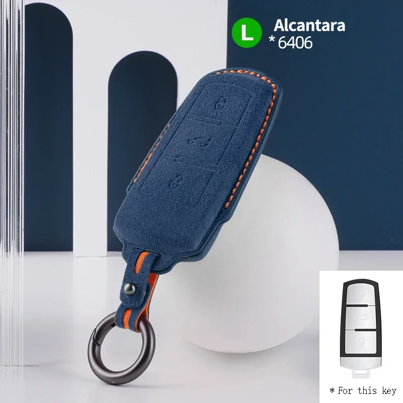 Замшевый дистанционный ключ для Volkswagen CC CC380 Magotan B7 B8 R36 B71 2022 3 кнопки аксессуары