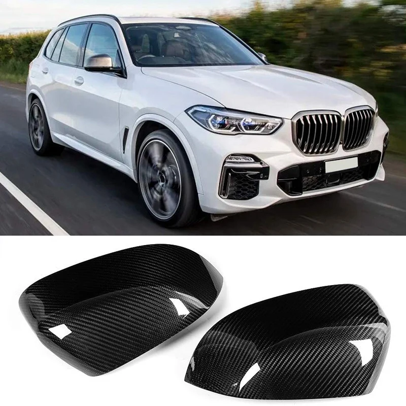 Задняя крышка из углеродного волокна для автомобильного зеркала подходит BMW X3 G01