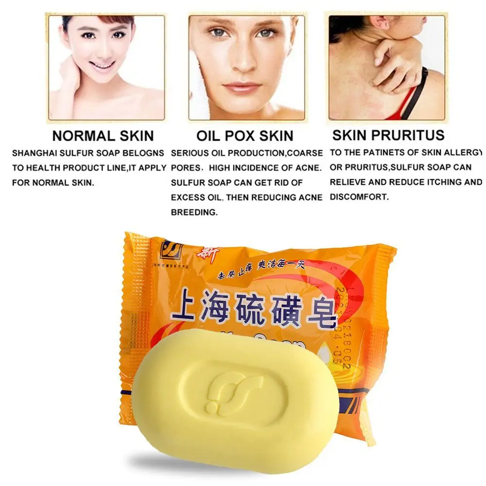 Fungal Skin Cream Psoriasis Whitening Shampoo Dermatitis Eczema Sulfur Scabies Soap Sulfur Soap Anti