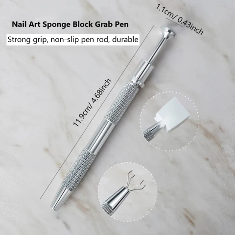 50 шт./пакет, квадратные мягкие губки, градиентные инструменты для дизайна ногтей, инструменты для штамповки, цветное выцветание, легко переносное тиснение, 1 см, мини-губка, инструменты для дизайна ногтей